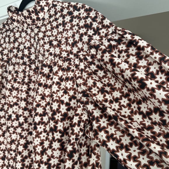 BY ANTHROPOLOGIE 3/4-Sleeve Mock-Neck Swing Mini Dress - Size XL - Picture 12 of 16